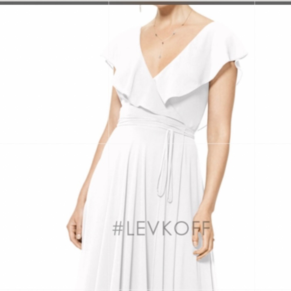 Levkoff white bride/bridesmaids dress NWT